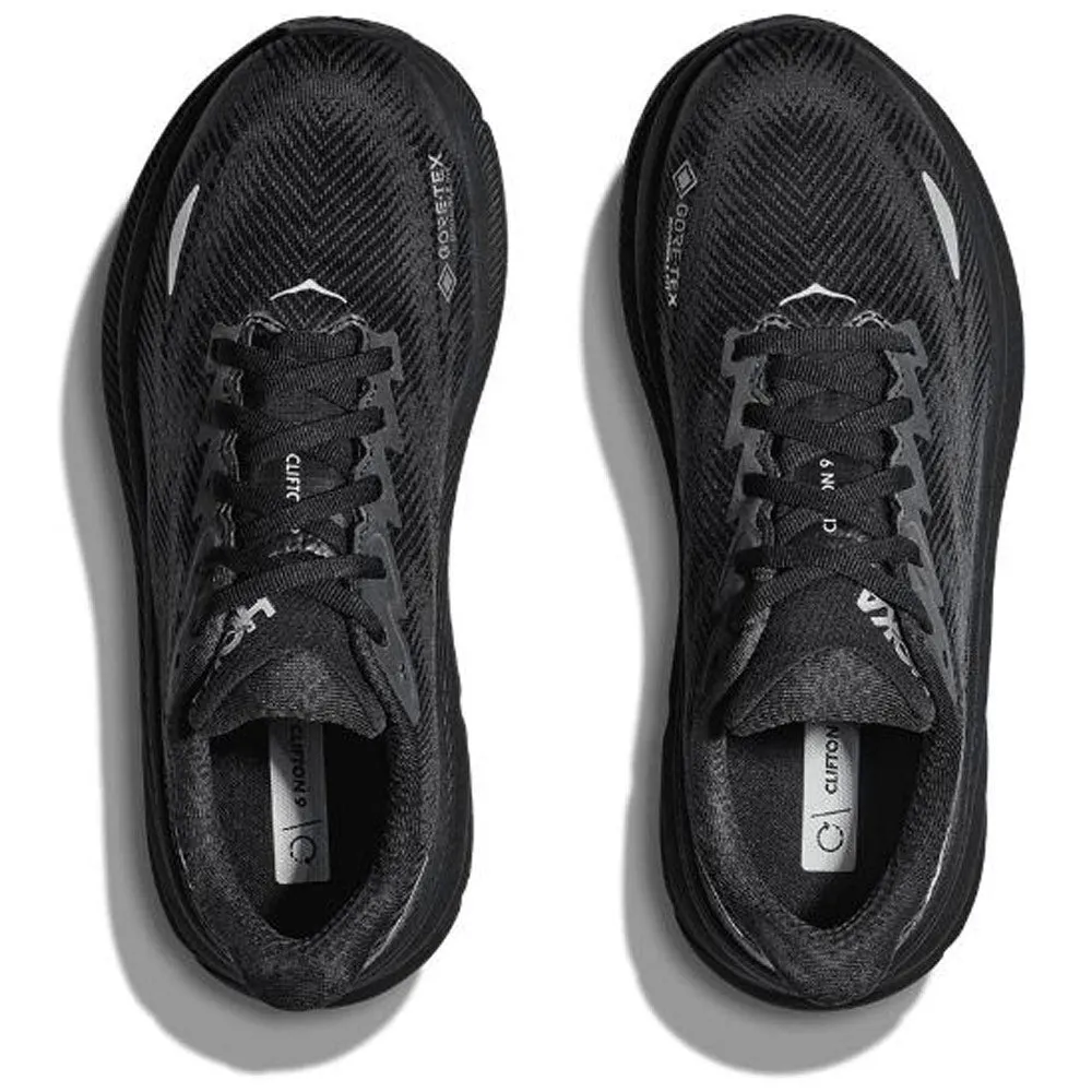 HOKA | Clifton 9 Gore-Tex 'Black / Black' sold by Hatchet Outdoor Supply Co product image thumbnail 3