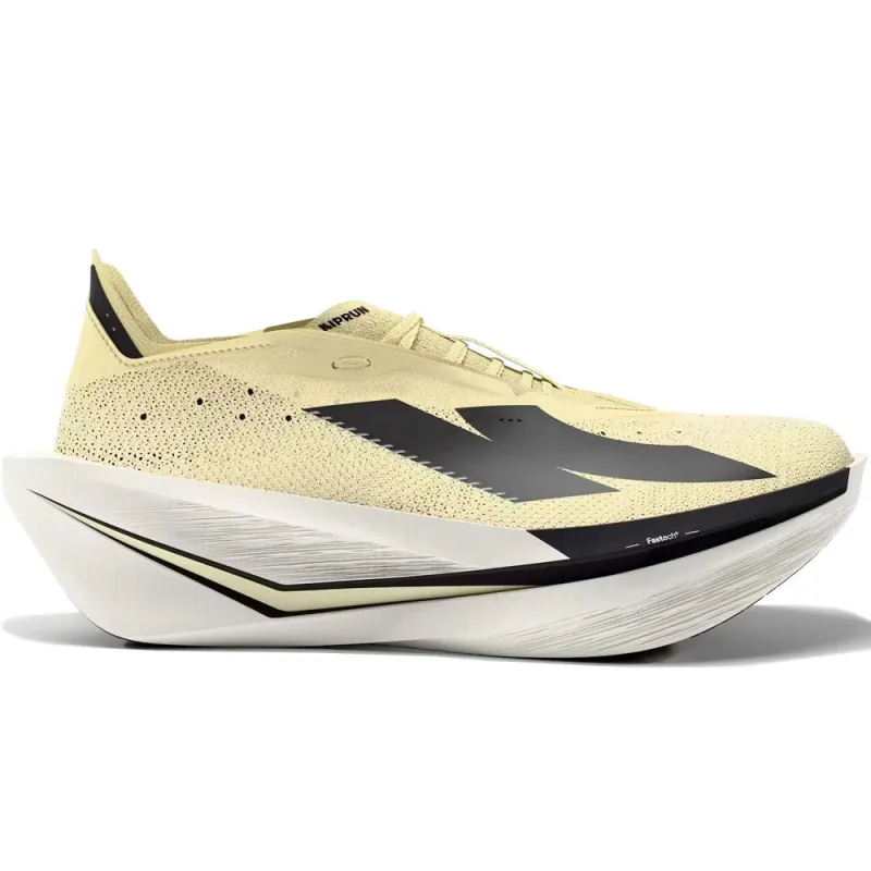 KIPRUN | Women's Kipstorm Elite Carbon Plate Running Shoes 'Vanilla Yellow / Smoked Black' made by Hatchet Outdoor Supply Co