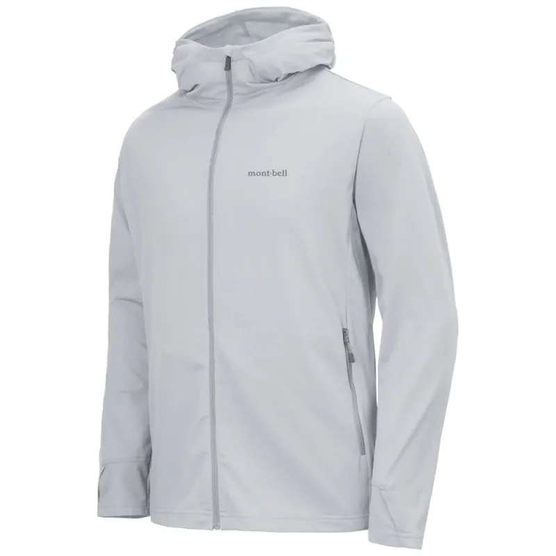 Wickronuv-Tect Full-Zip Hoodie 'Light Gray' made by Montbell