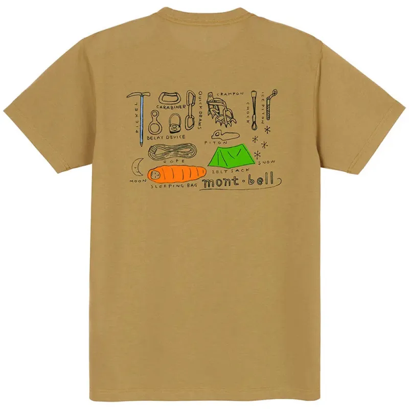 Montbell | Wickron Tee Mountain Gear 'Tan' made by Montbell