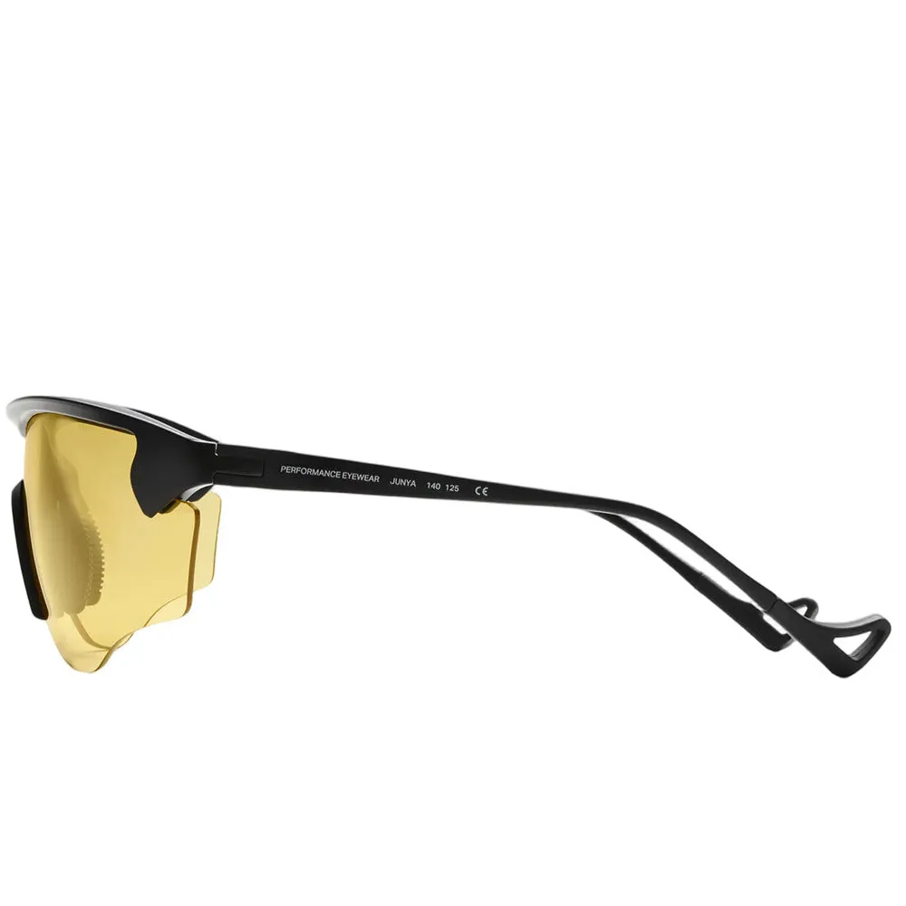 Junya Racer Sunglasses 'Black/D+ Sports Yellow' sold by Hatchet Outdoor Supply Co product image thumbnail 2