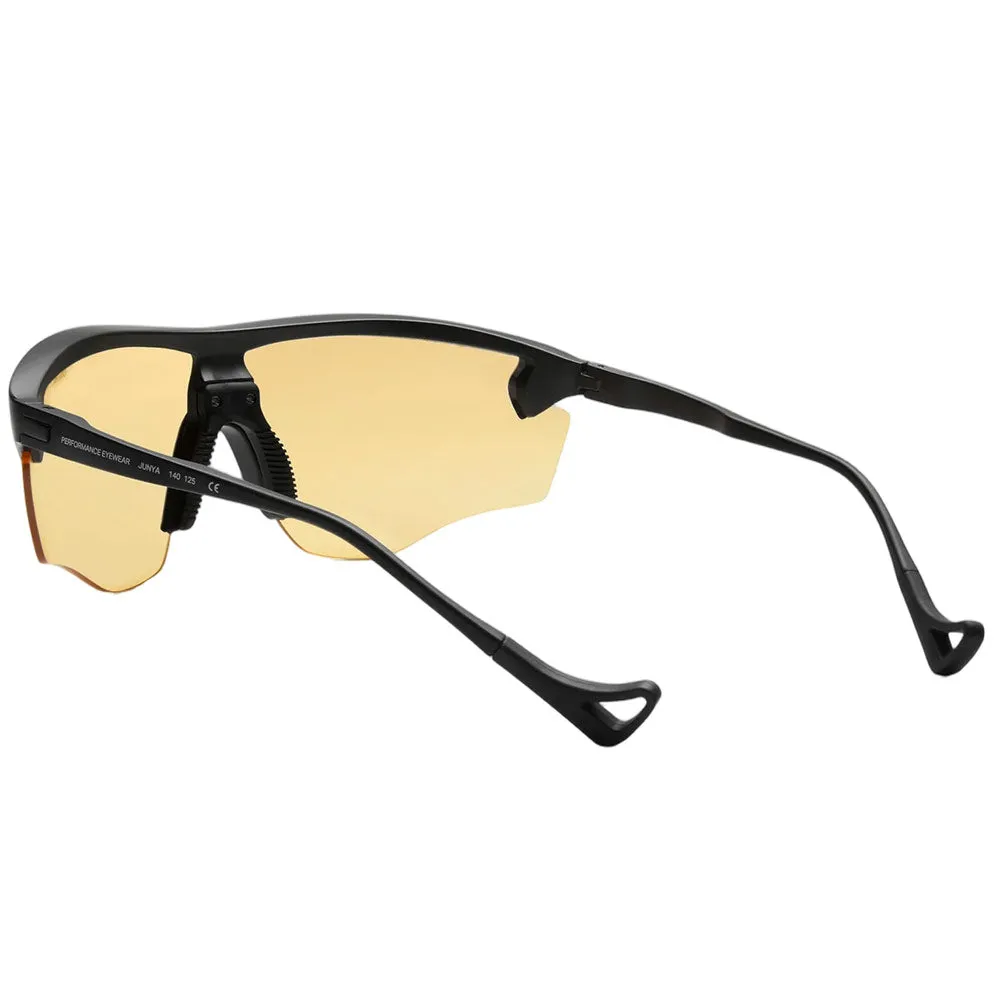 Junya Racer Sunglasses 'Black/D+ Sports Yellow' sold by Hatchet Outdoor Supply Co product image thumbnail 3