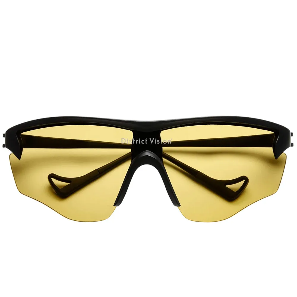 Junya Racer Sunglasses 'Black/D+ Sports Yellow' sold by Hatchet Outdoor Supply Co