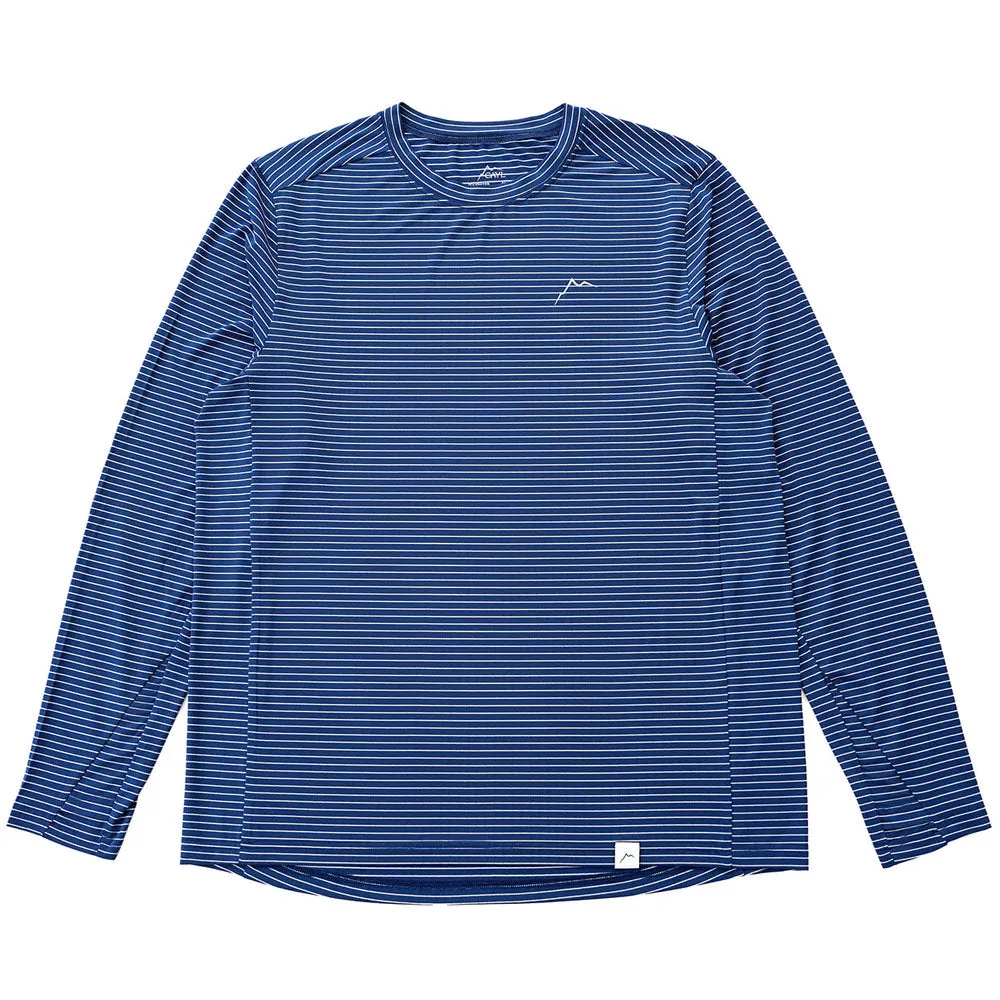 Stripe Logo Long Sleeve – Blue sold by Hatchet Outdoor Supply Co
