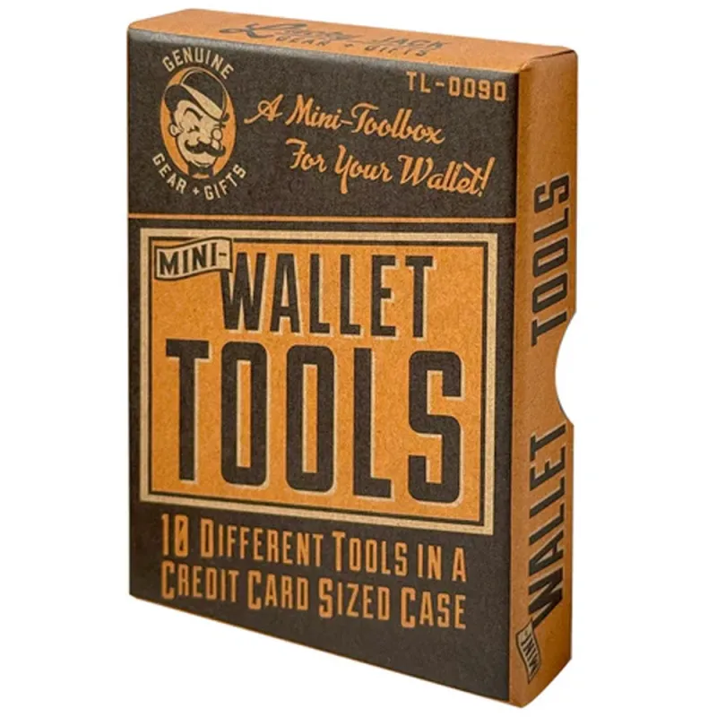 Mini Wallet Tools made by Hatchet Outdoor Supply Co