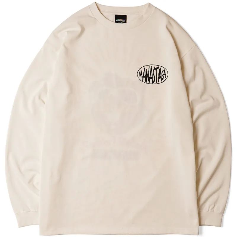 Manastash | RE:POLY L/S T-Shirt Beaver 'White' made by Manastash