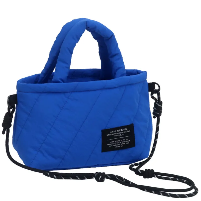 Quilted Shoulder Cooler Tote - Blue made by Hatchet Outdoor Supply Co