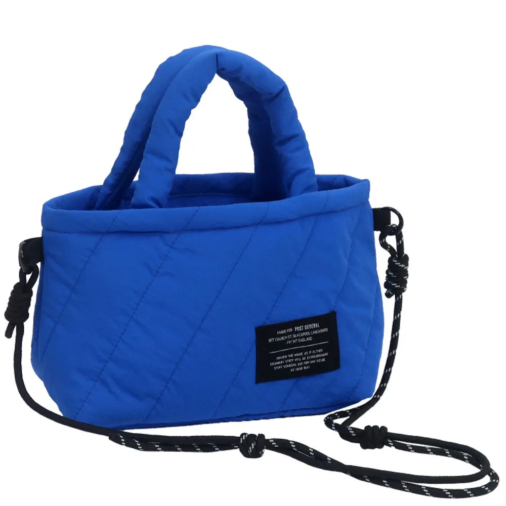 Quilted Shoulder Cooler Tote - Blue sold by Hatchet Outdoor Supply Co