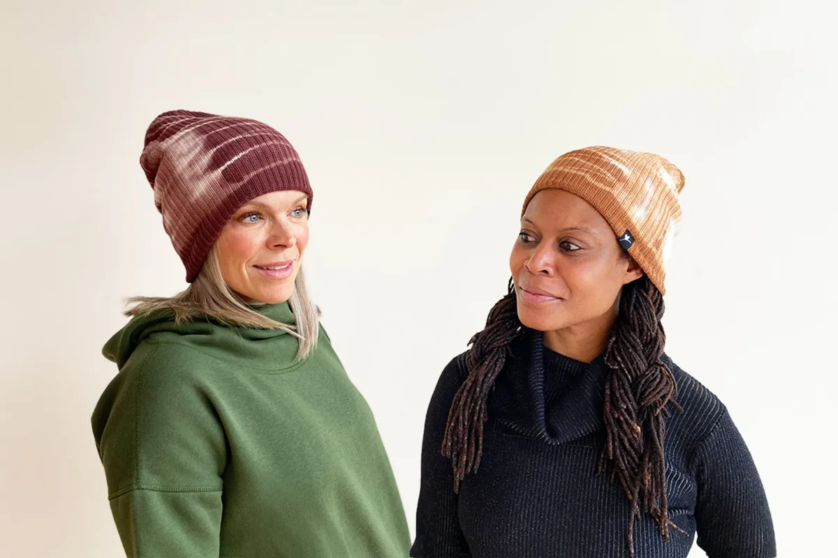 Tie Dye Beanie sold by Hats for Healing