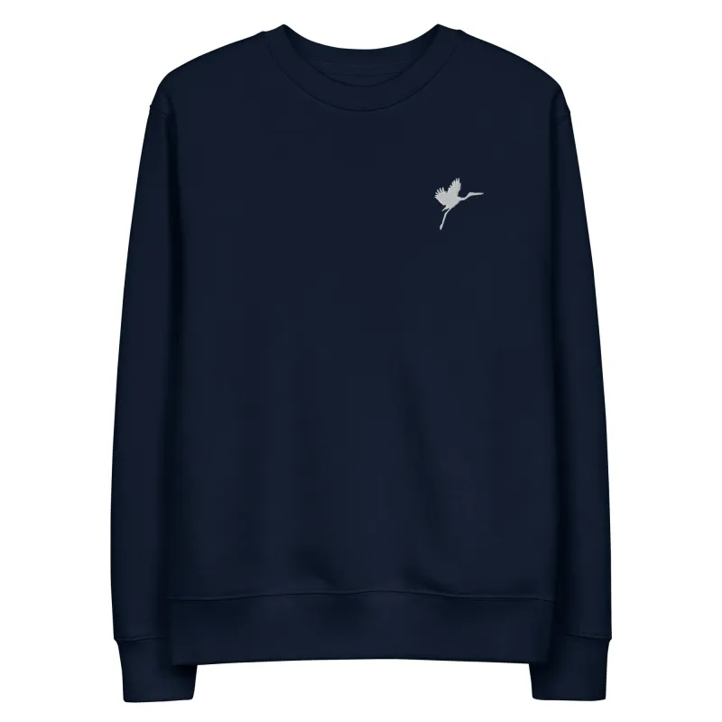 Hats for Healing Crane Logo Eco Sweatshirt sold by Hats for Healing