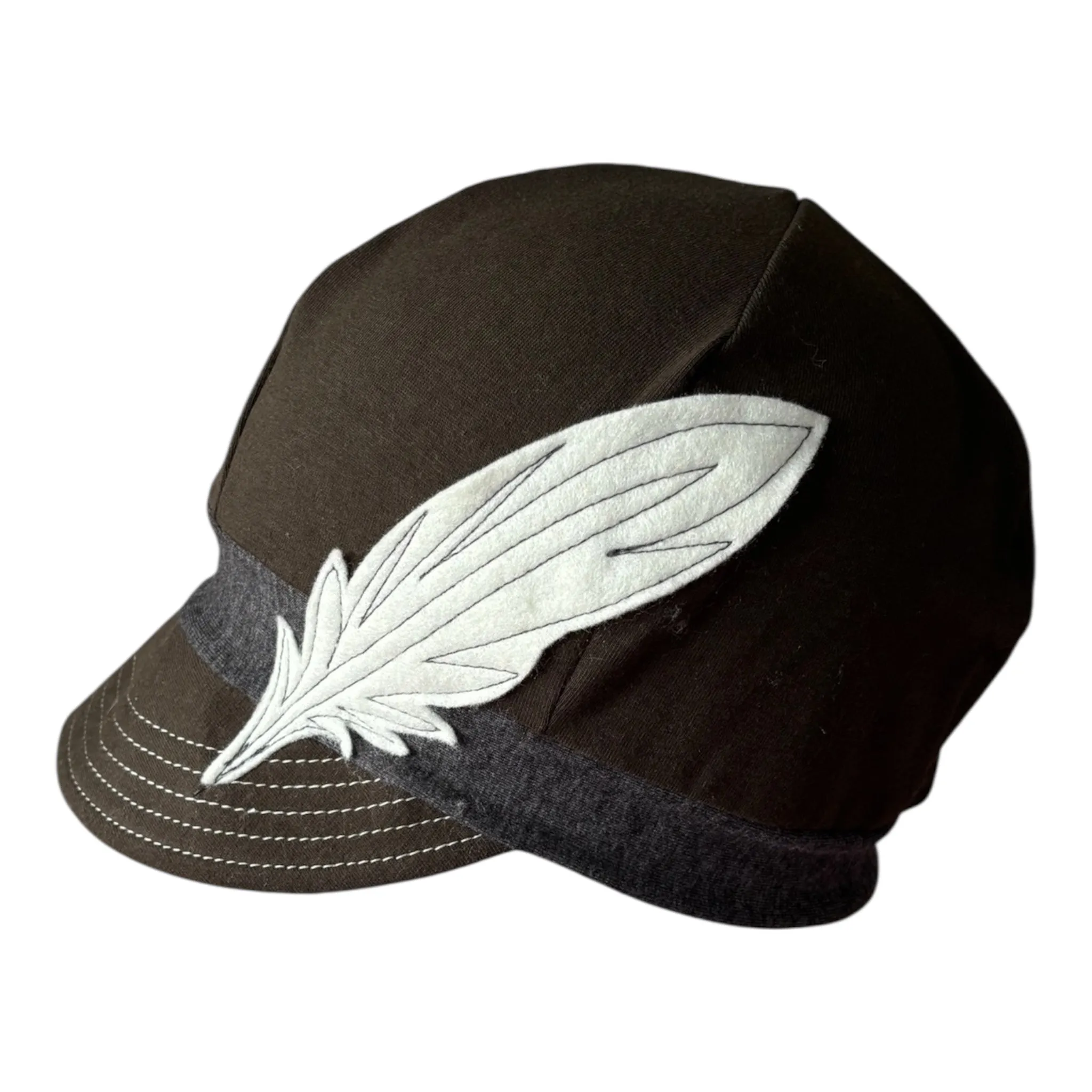 Upcycled Jersey Weekender - Feather sold by Hats for Healing