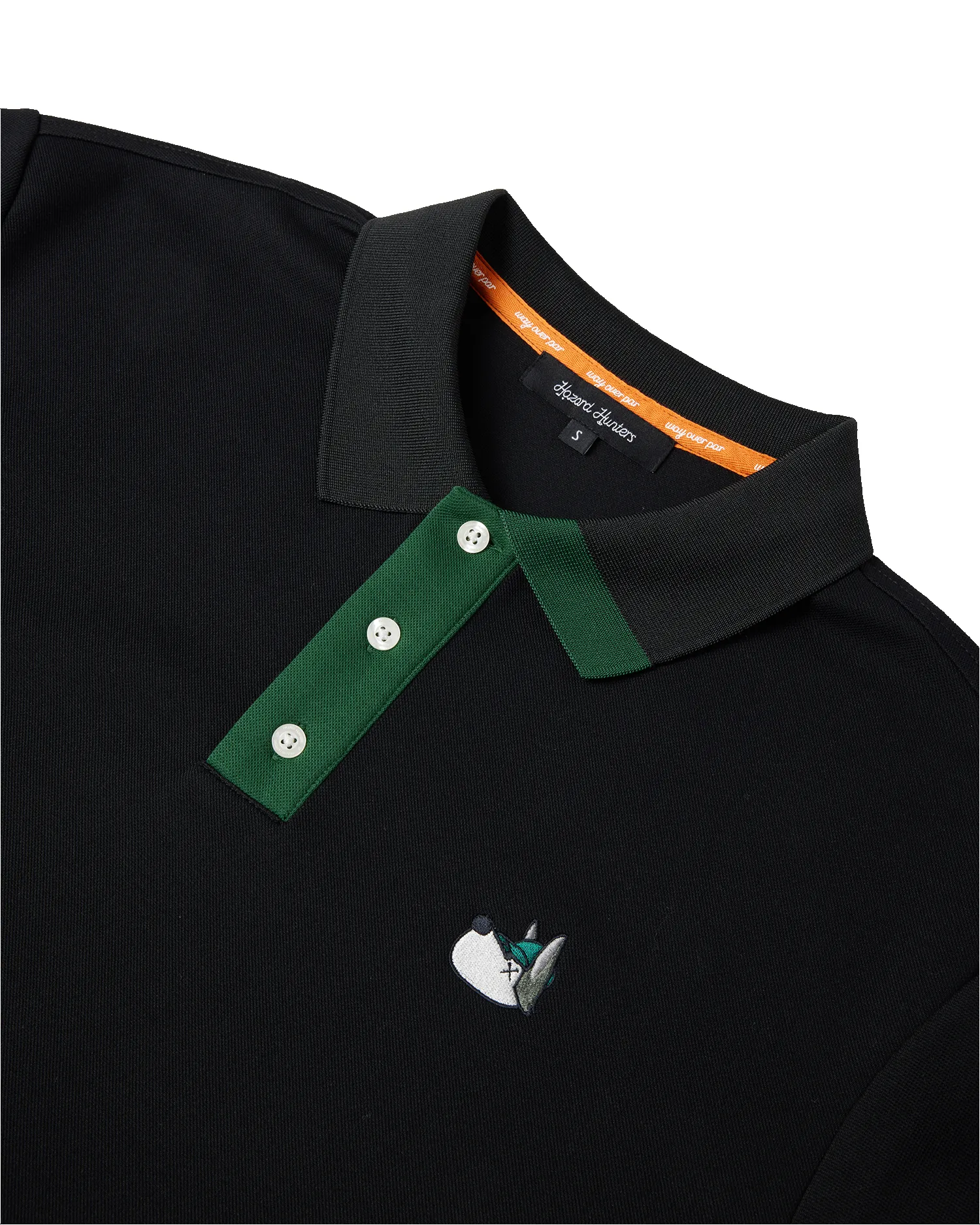 Women's Black Hunter Polo sold by Hazard Hunters product image thumbnail 2
