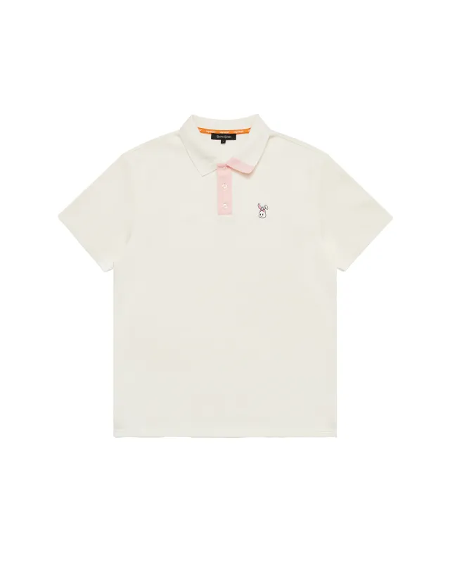Men's Bunkie Polo - Cream/Pink sold by Hazard Hunters