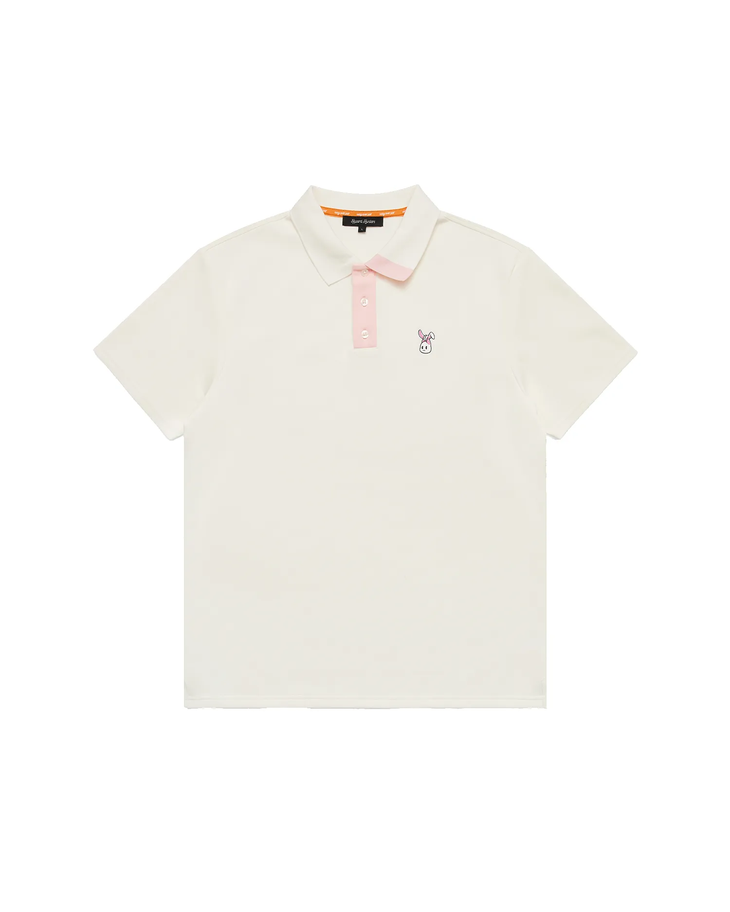 Men's Bunkie Polo - Cream/Pink sold by Hazard Hunters