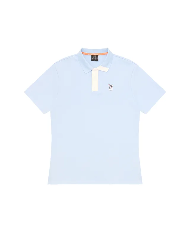 Women's Bunkie Polo - Sky Blue/White sold by Hazard Hunters