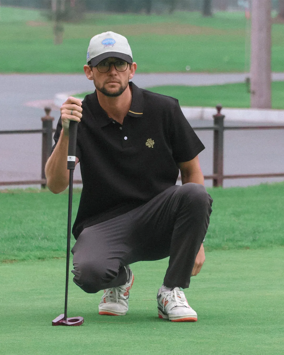 Men's Heritage Polo - Black sold by Hazard Hunters product image thumbnail 3