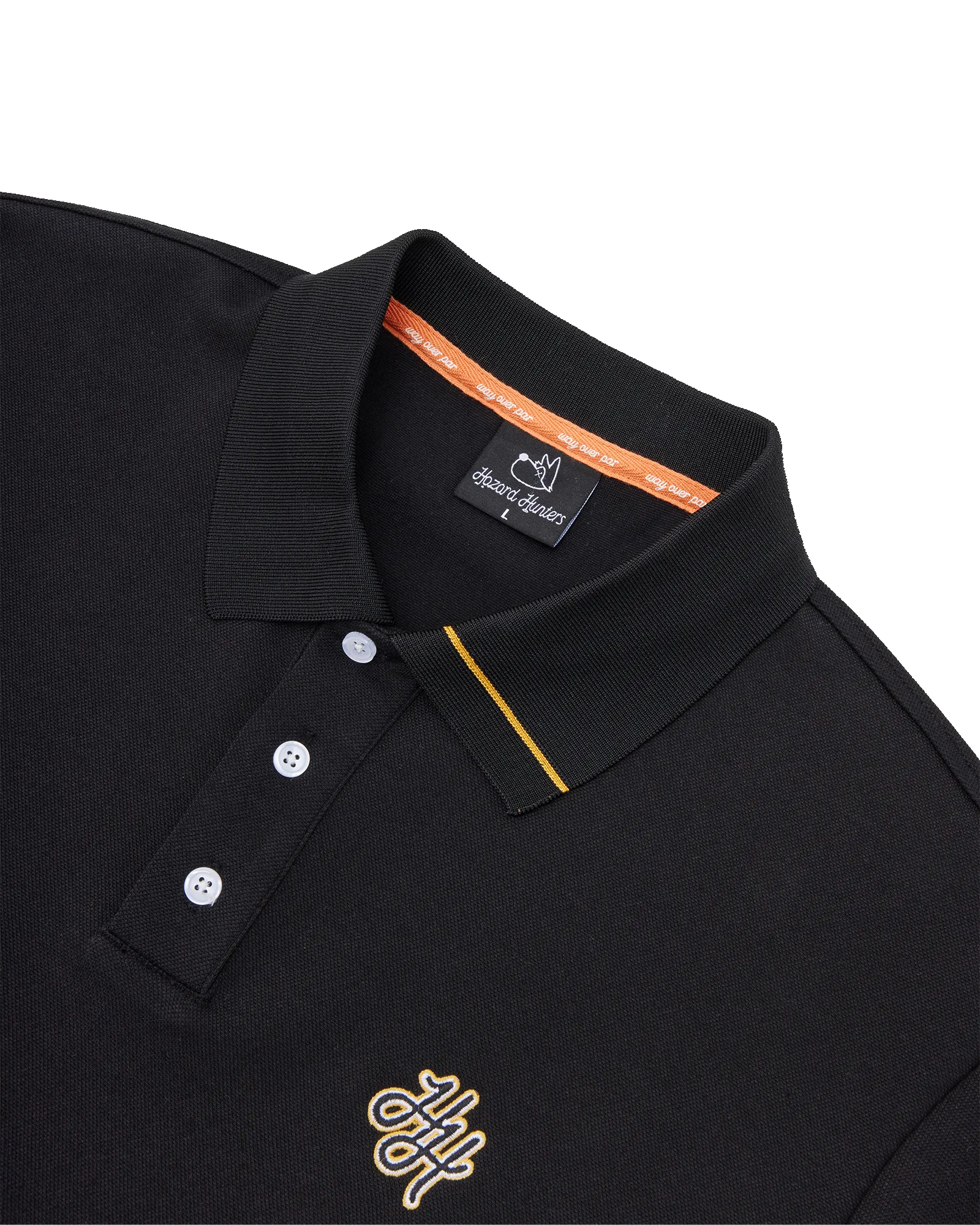 Men's Heritage Polo - Black sold by Hazard Hunters product image thumbnail 4