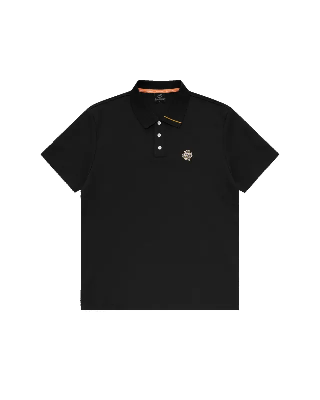 Men's Heritage Polo - Black made by Hazard Hunters