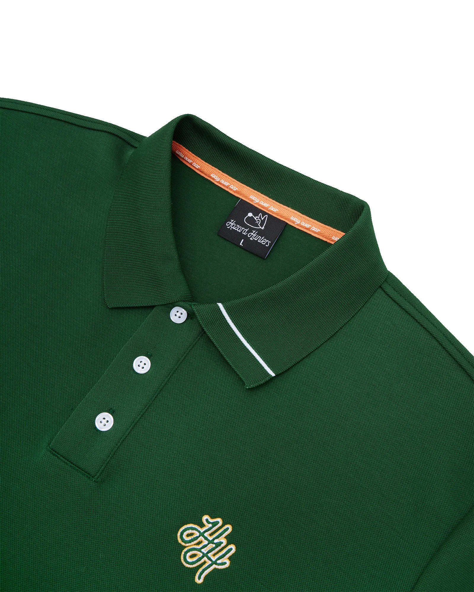 Men's Heritage Polo - Green sold by Hazard Hunters product image thumbnail 4