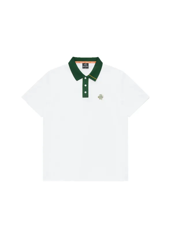 Men's Heritage Polo - White made by Hazard Hunters