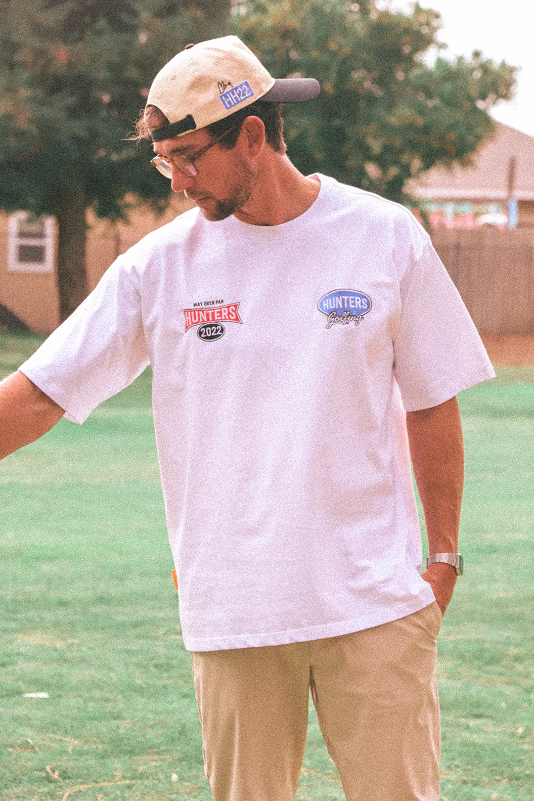 Hunters Golfing Tee - White sold by Hazard Hunters product image thumbnail 2
