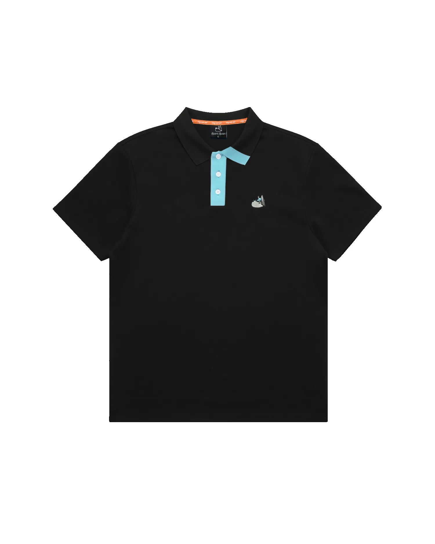 Men's Hunter Polo - Black/Sky sold by Hazard Hunters