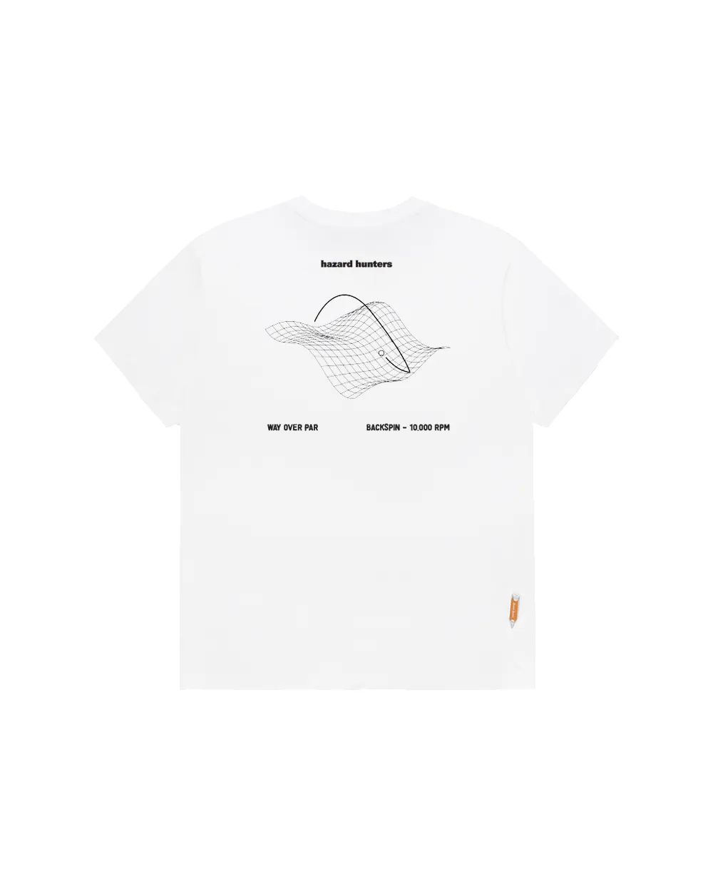 Backspin Tee - White sold by Hazard Hunters product image thumbnail 2