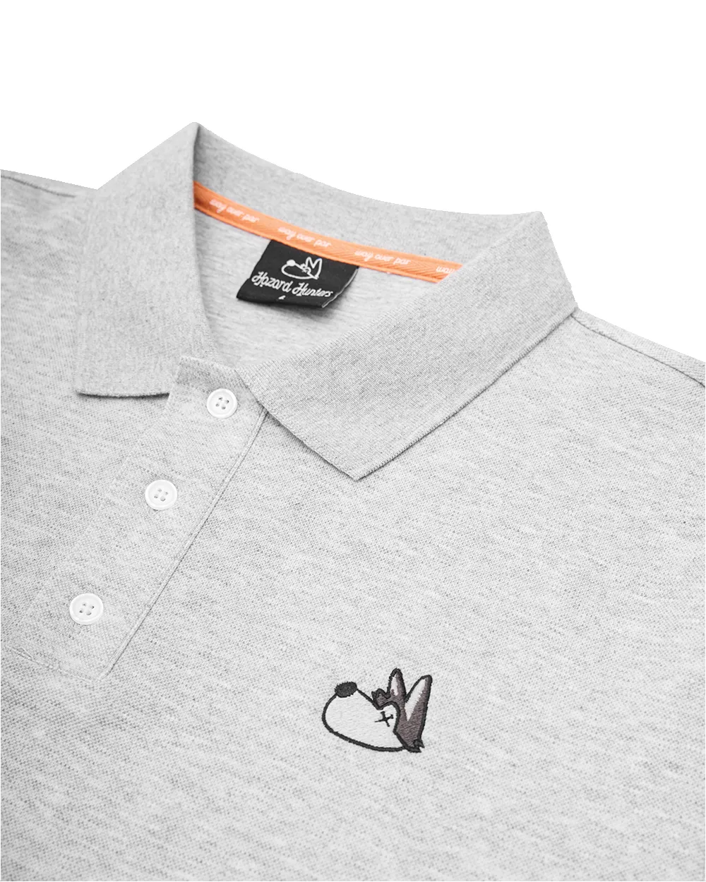 Hunter Classic Polo - Stone Grey sold by Hazard Hunters product image thumbnail 4