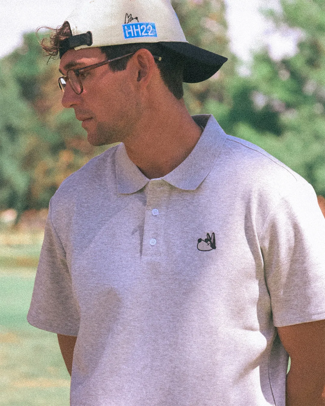 Hunter Classic Polo - Stone Grey sold by Hazard Hunters product image thumbnail 2