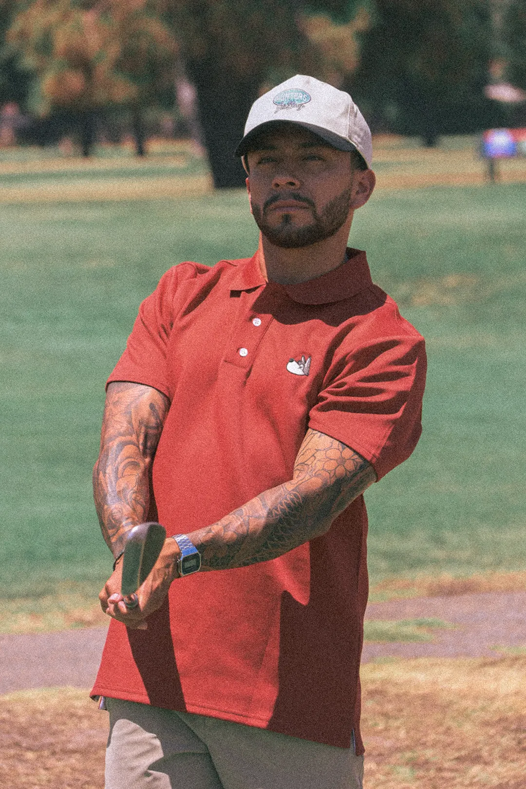 Hunter Classic Polo - Oxide Red sold by Hazard Hunters product image thumbnail 2