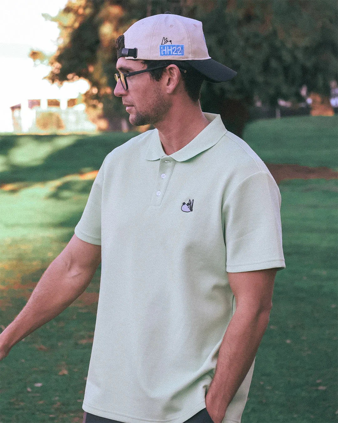 Hunter Classic Polo - Birdie Green sold by Hazard Hunters product image thumbnail 3