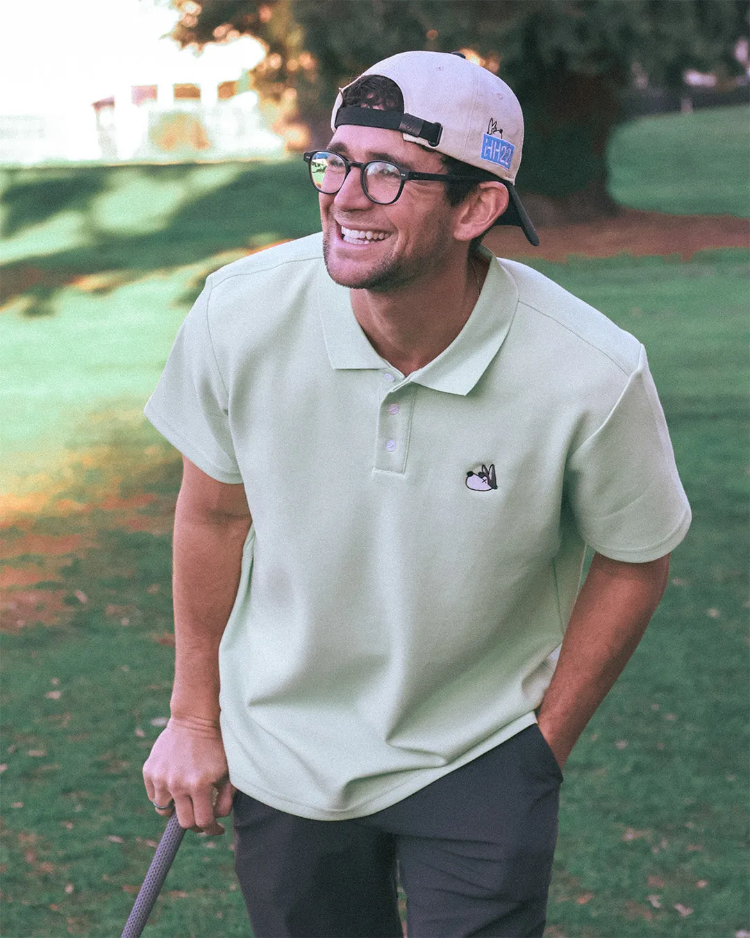 Hunter Classic Polo - Birdie Green sold by Hazard Hunters product image thumbnail 2