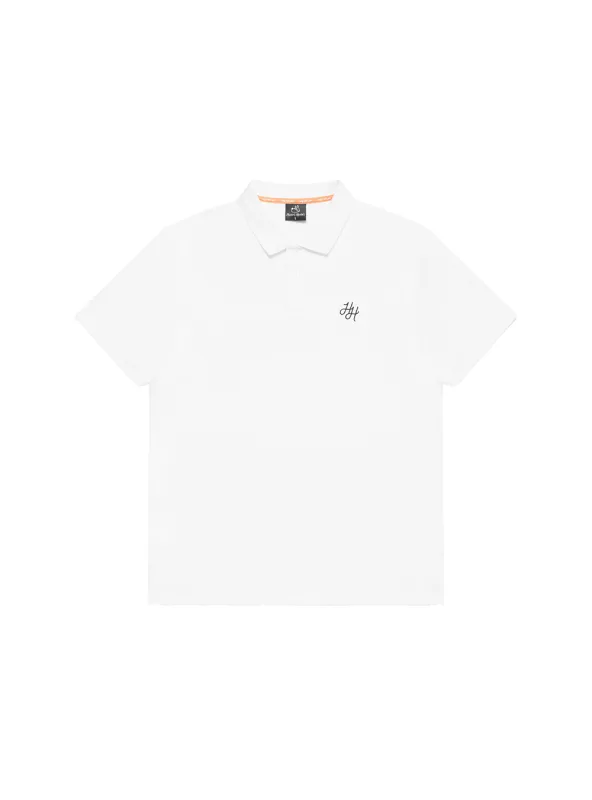 Men's Classic Polo - White made by Hazard Hunters