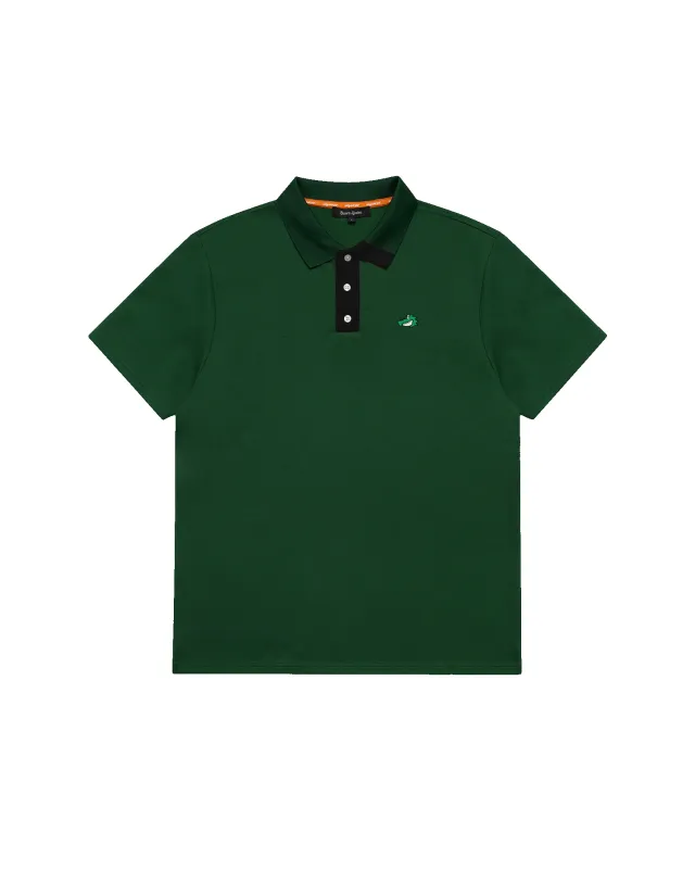 Men's Chippy Polo - Forest/Black sold by Hazard Hunters