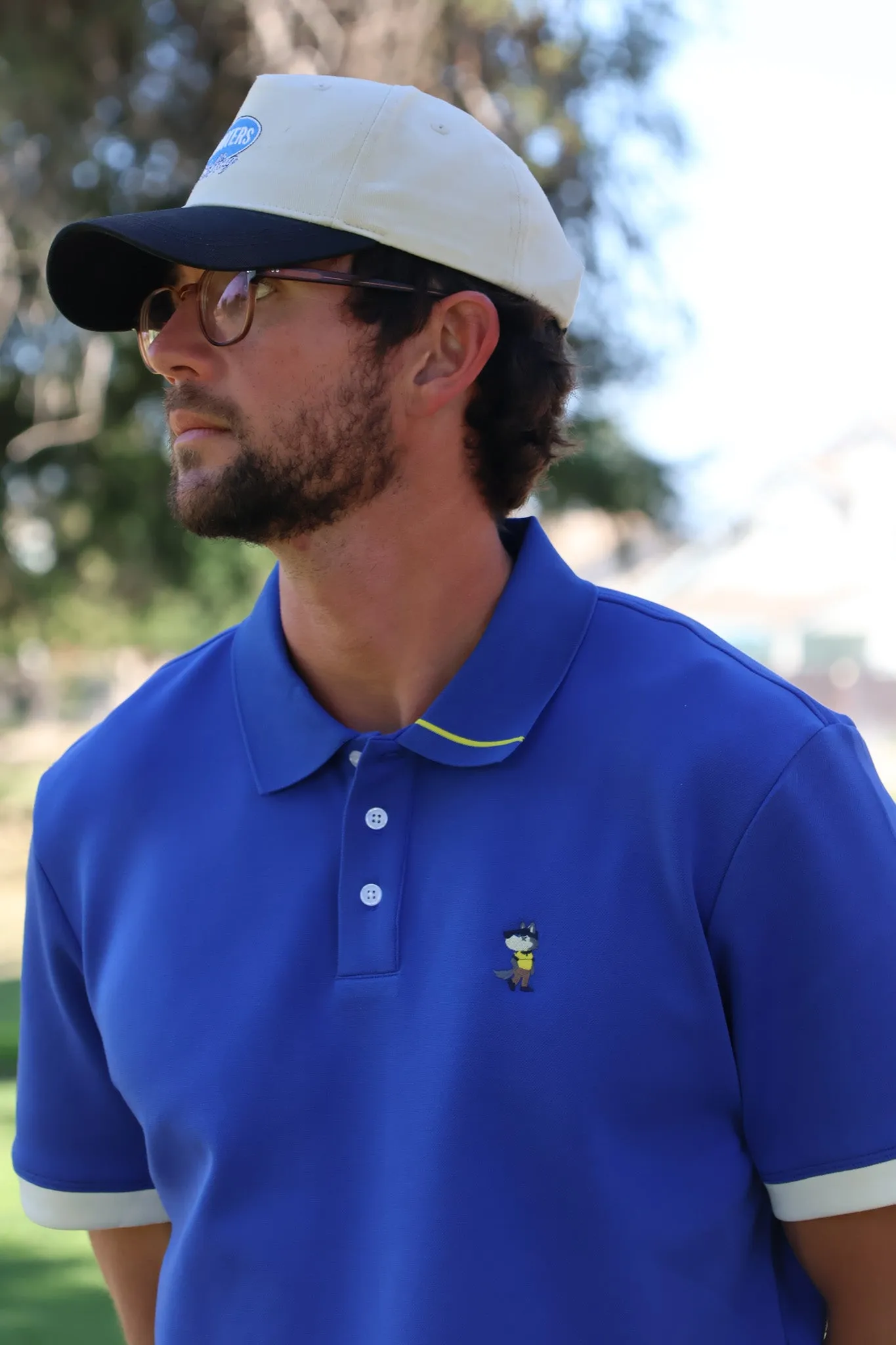 Foundry Hunter Polo - Cobalt/Yellow sold by Hazard Hunters product image thumbnail 4
