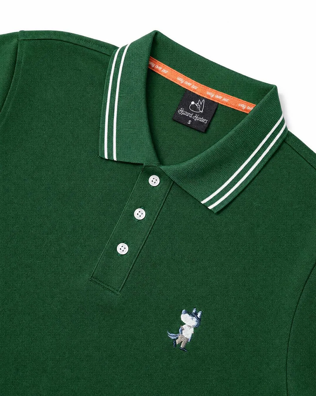 Foundry Hunter Polo - Forest/White sold by Hazard Hunters product image thumbnail 3