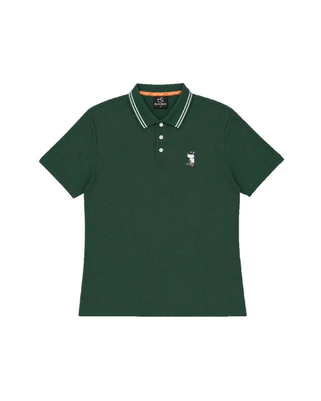 Women's Foundry Hunter Polo - Forest/White made by Hazard Hunters