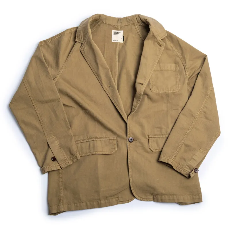 Artist Blazer - Herringbone Cotton made by Heimat Textil