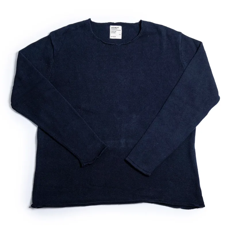 Cotton Linen Harbour Sweater sold by Heimat Textil
