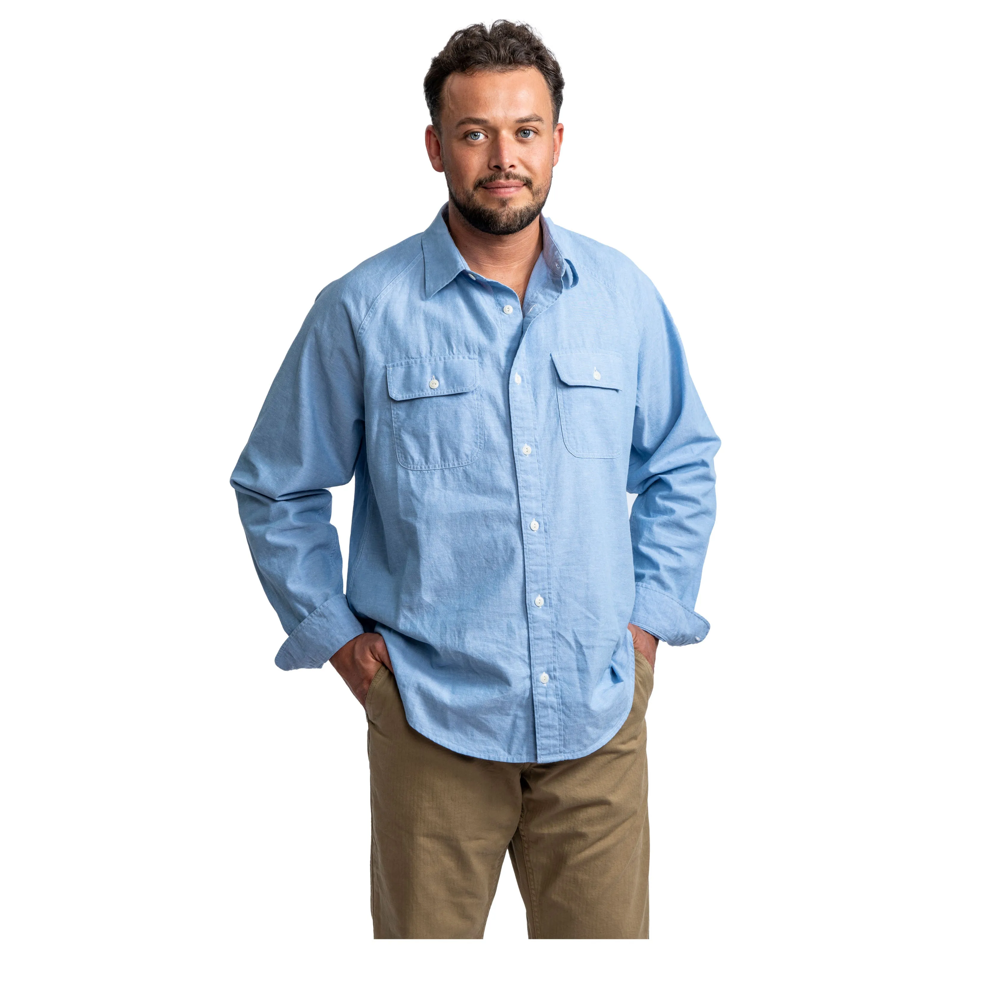 Arbeitshemd Chambray sold by Heimat Textil product image thumbnail 3