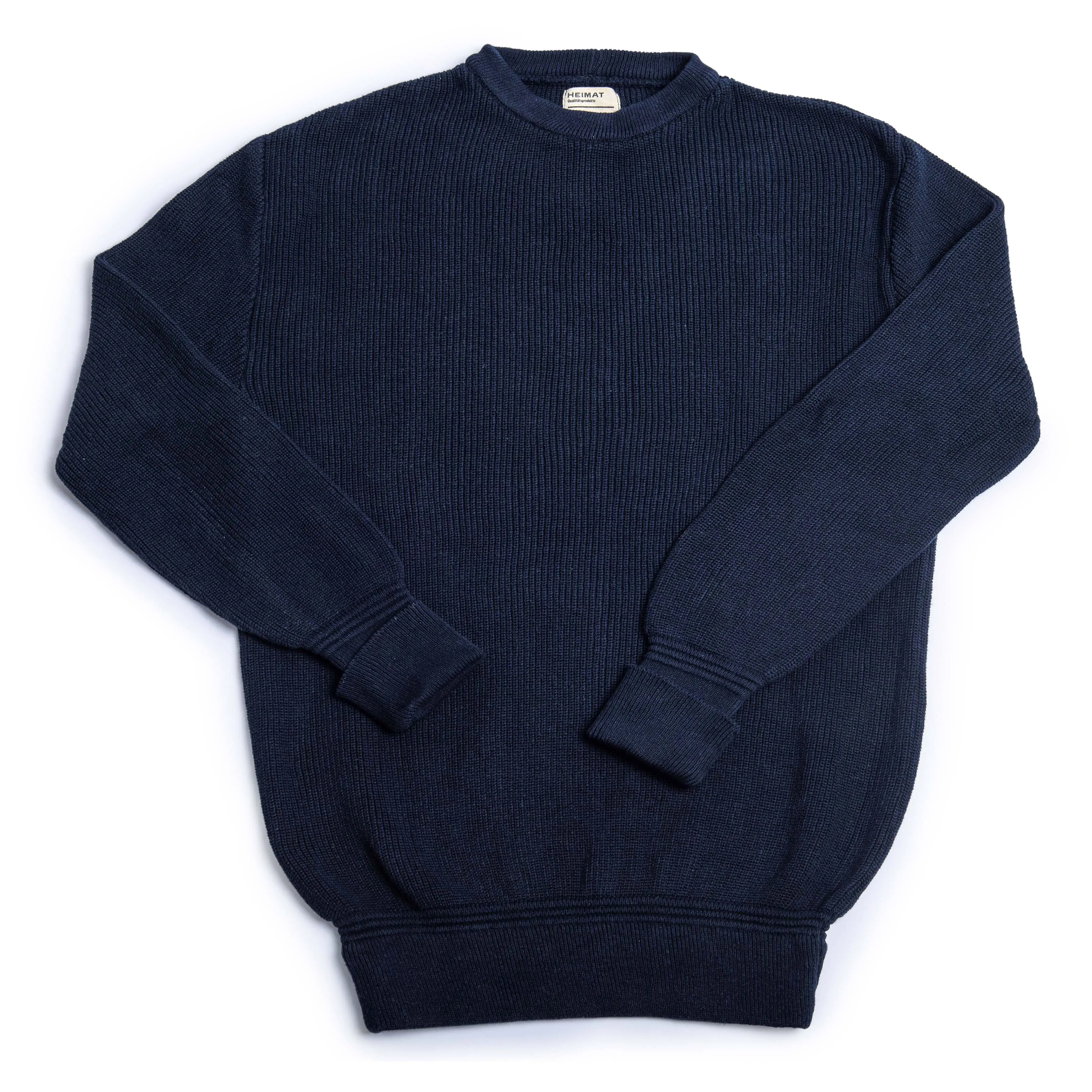 Crew Neck Sweater - Cotton Linen sold by Heimat Textil