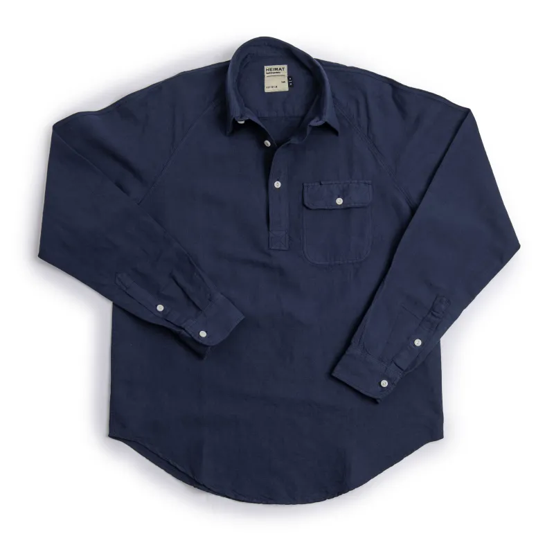 Work Shirt Popover - Cotton Hemp GD sold by Heimat Textil