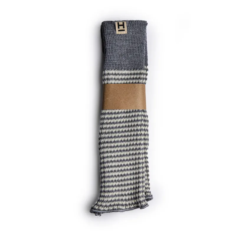 Fine Stripe Leg Warmer - Virgin Merino Wool sold by Heimat Textil