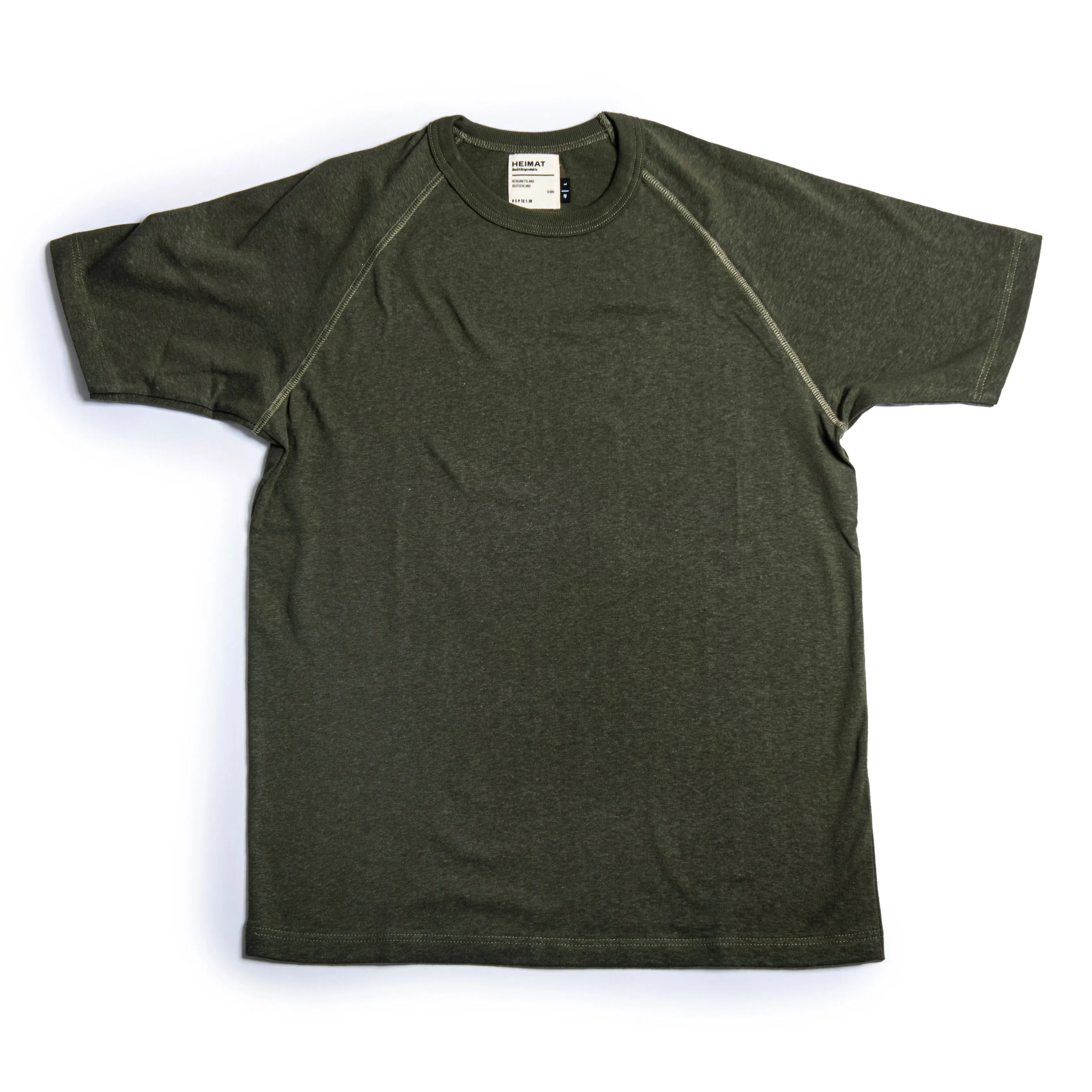 Raglan T-Shirt Short Sleeve - Cotton Hemp sold by Heimat Textil product image thumbnail 5