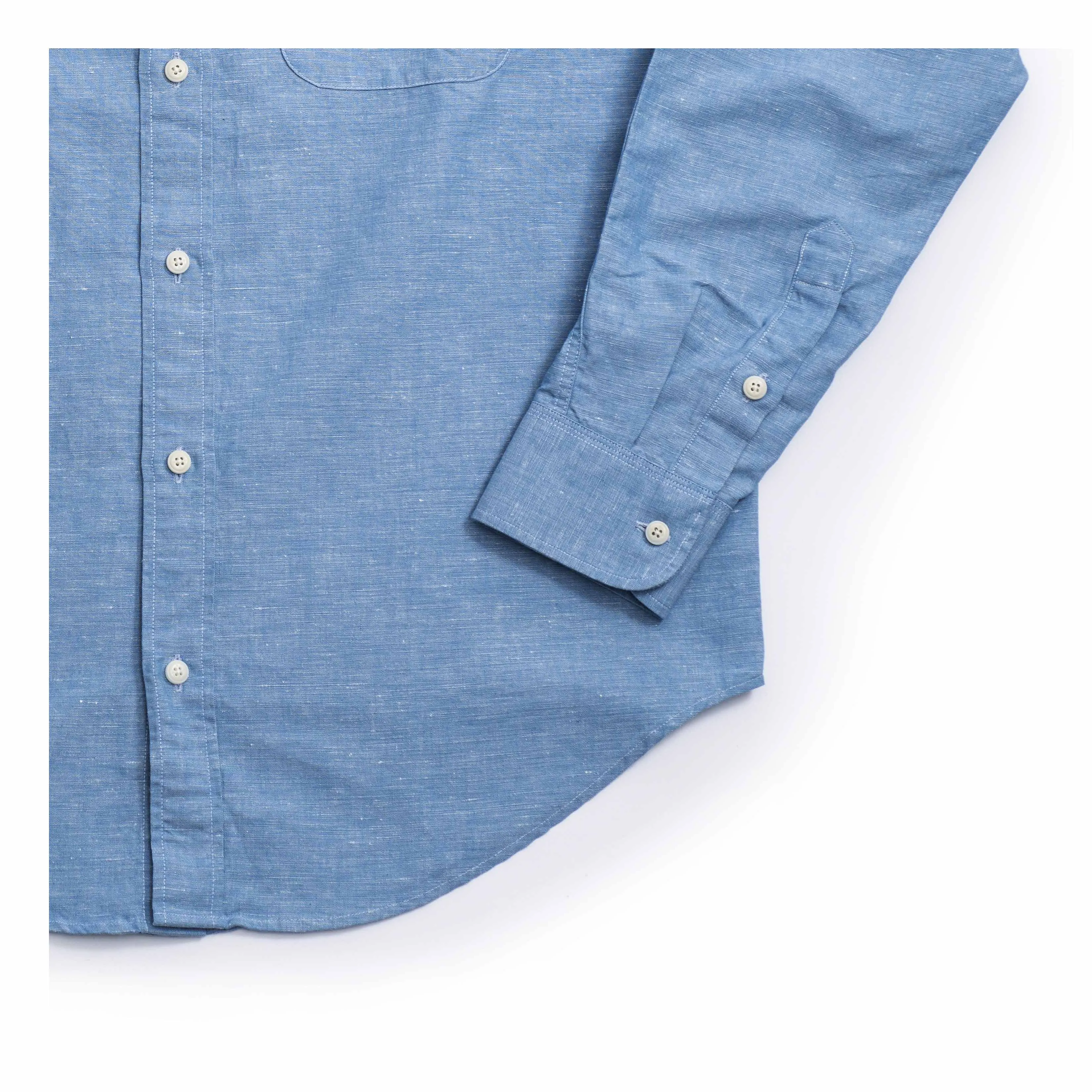 Artist Shirt - Cotton Hemp Chambray sold by Heimat Textil product image thumbnail 5