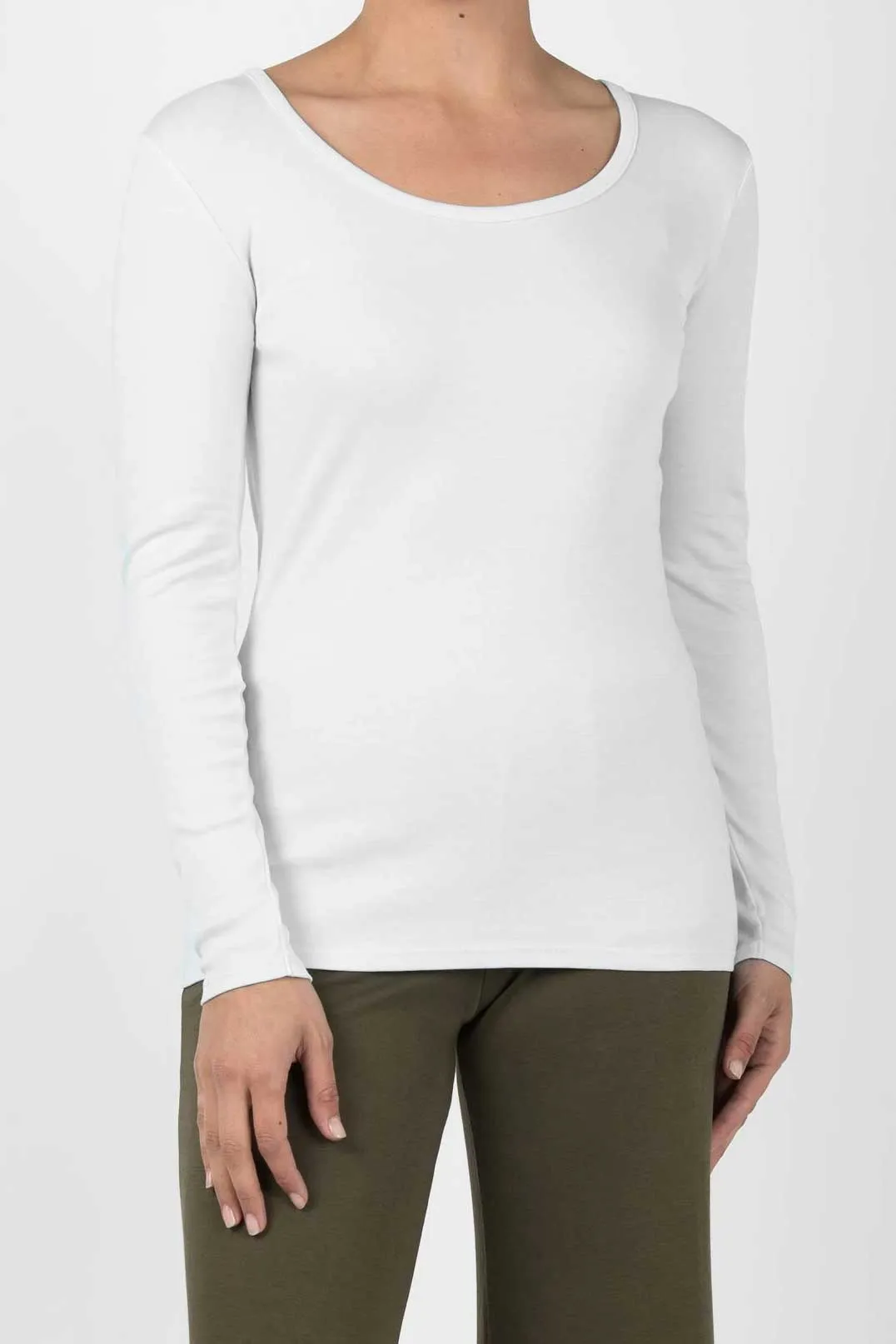Active Long Sleeve Scoop Tee sold by Indigenous product image thumbnail 3
