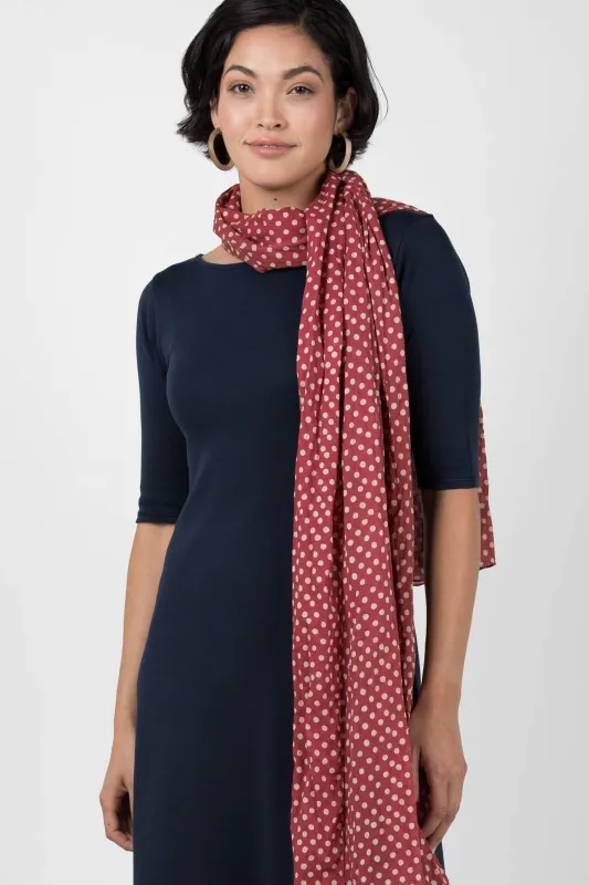 Dabu Dot Block Print Scarf sold by Indigenous