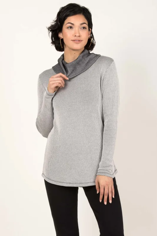 Lightweight Waffle Cowl Pullover sold by Indigenous