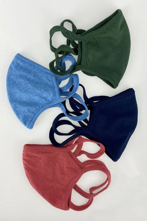 Organic Cotton Masks - 5 Pack, Tie-back sold by Indigenous product image thumbnail 2