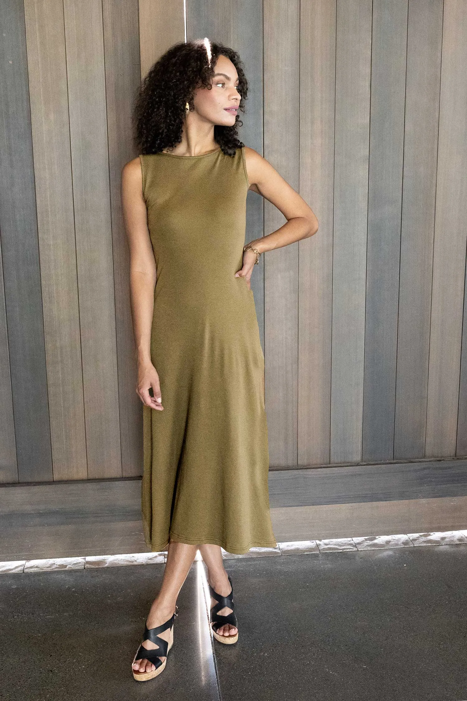 Essential Boatneck Dress sold by Indigenous